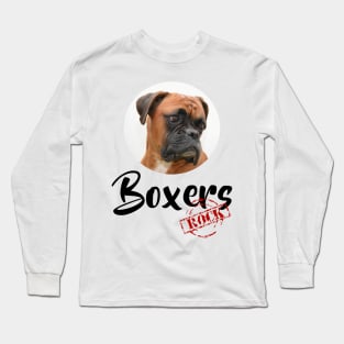 Boxers Rock! Long Sleeve T-Shirt